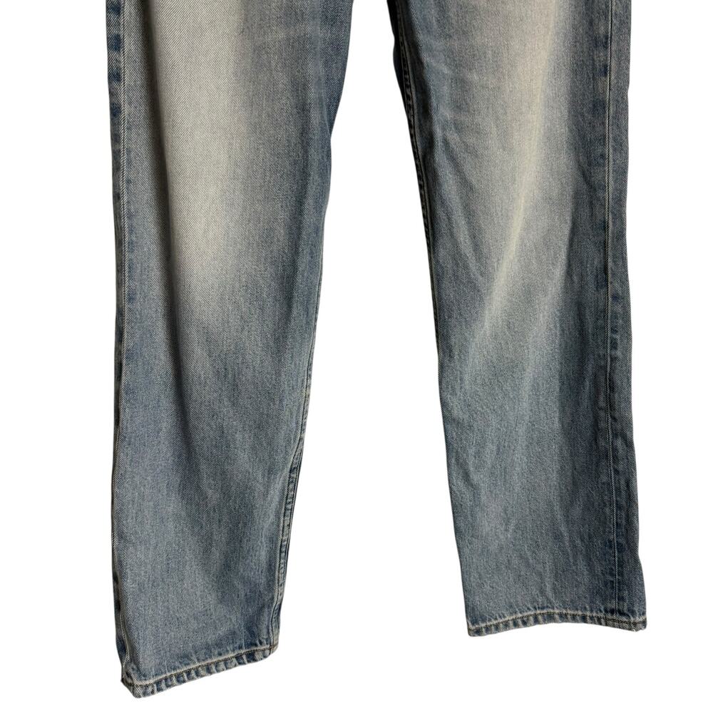 Etica Tyler Vintage Straight Leg 90s High Rise Light Blue Denim Jeans Size 25 - Picture 5 of 12